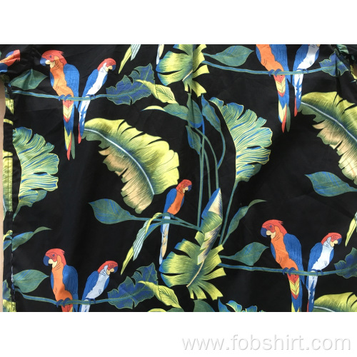 Man Cotton Print Hawaii Shirt Man cotton printing hawaiian shirt Factory